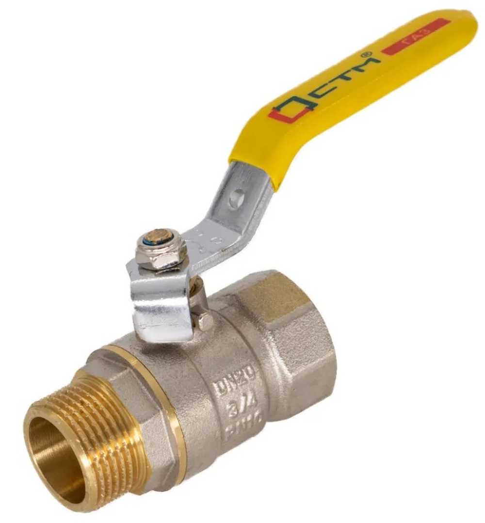 Кран шаровой для газа СТМ Ду 40 (1 1/2") вн-вн, ручка