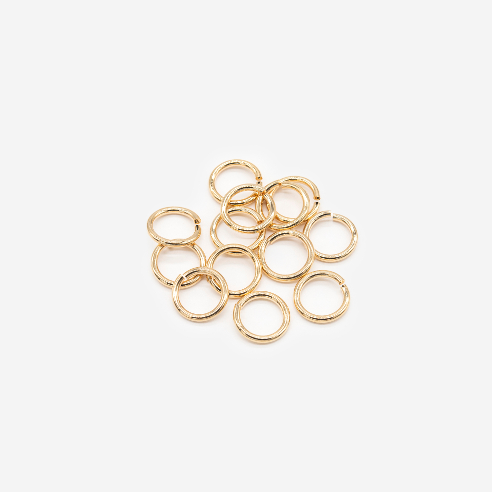 20411-з Соединительное колечко 5*1мм, позолота (10шт), Корея
