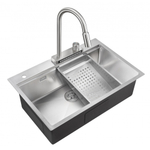 Мойка для кухни Milacio Denia 75 Steel MC.77420 сталь нержавеющая