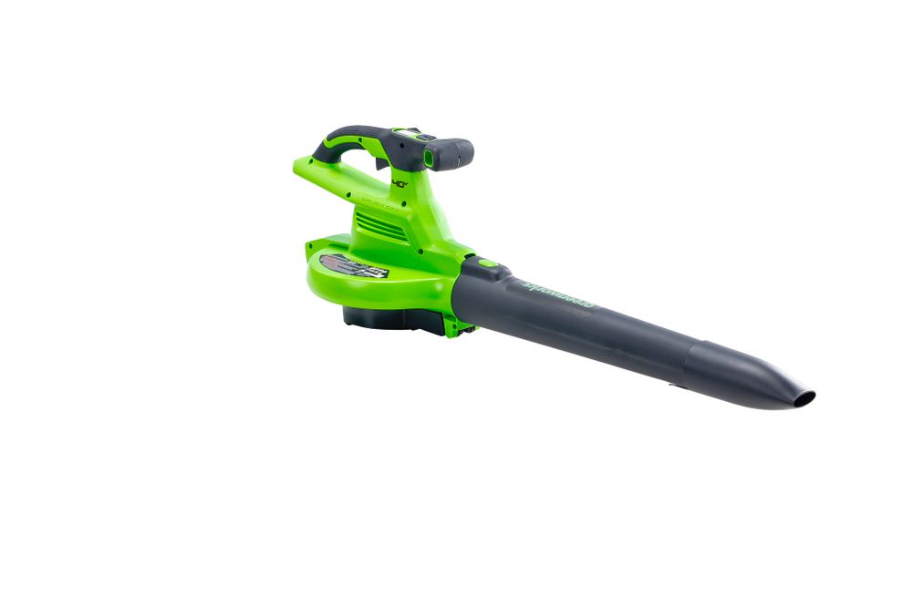 Аккумуляторный воздуходув пылесос Greenworks GD40BVK8, (2406907UH) ,40v, АКБ 8 А·ч и ЗУ