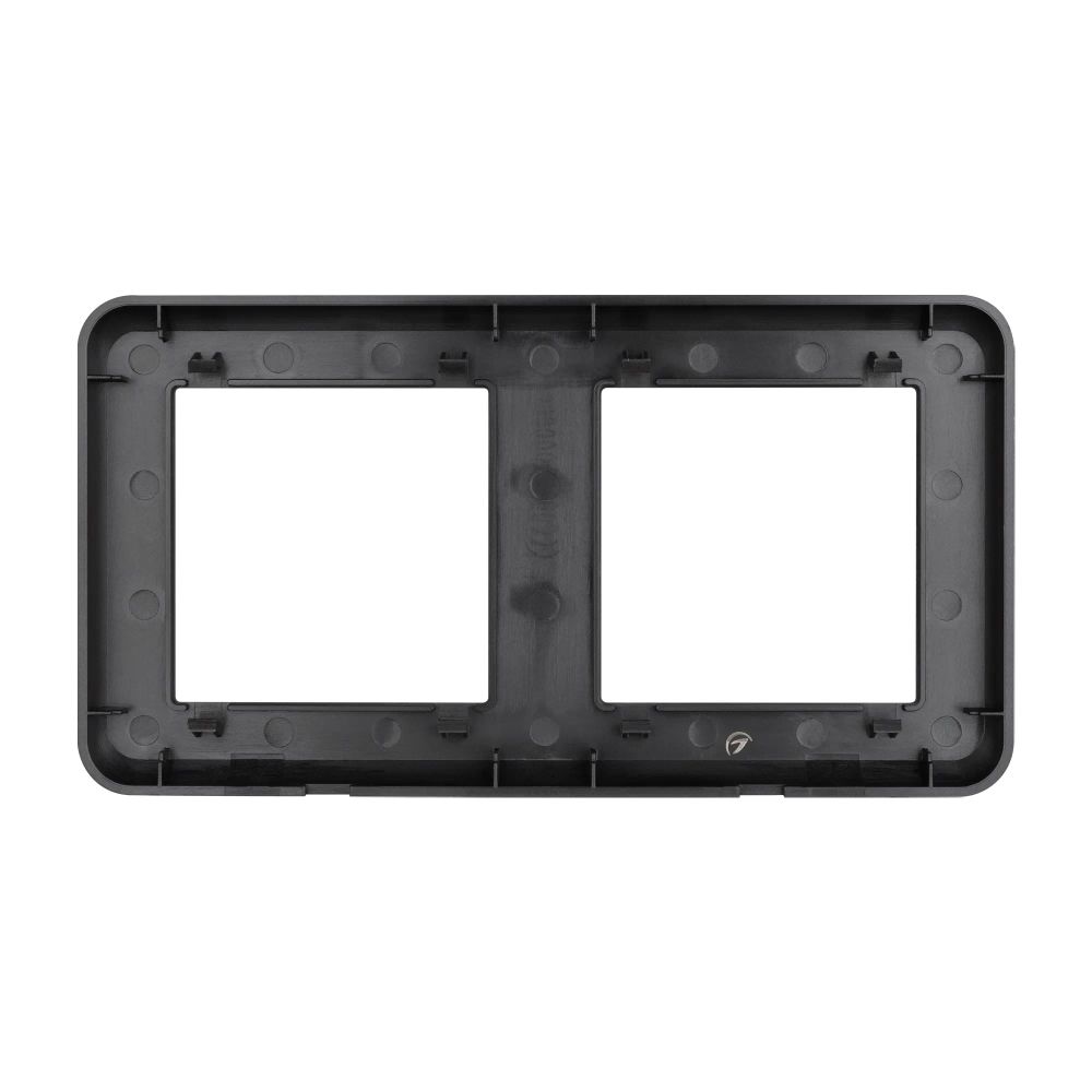 Рамка пластиковая FRM-VERSA-PL-2-BK (Arlight, -) 043778