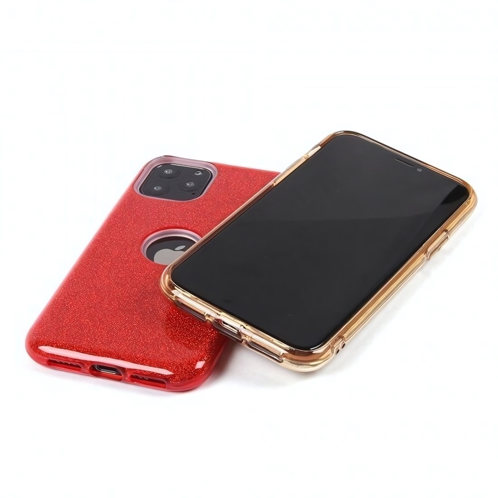 Чехол ТПУ с блестками для iPhone 11 Pro, 010028 Черный