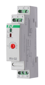 Реле времени RV-02 16А 1..120с 230В 1 перекл. IP20 задержка выключ.