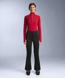 Oysho Термофутболка с застёжкой-молнией на половину длины, красный