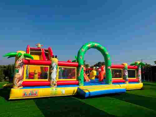 Коммерческий надувной батут «Гранд-саванна 2», 17х10х9 м