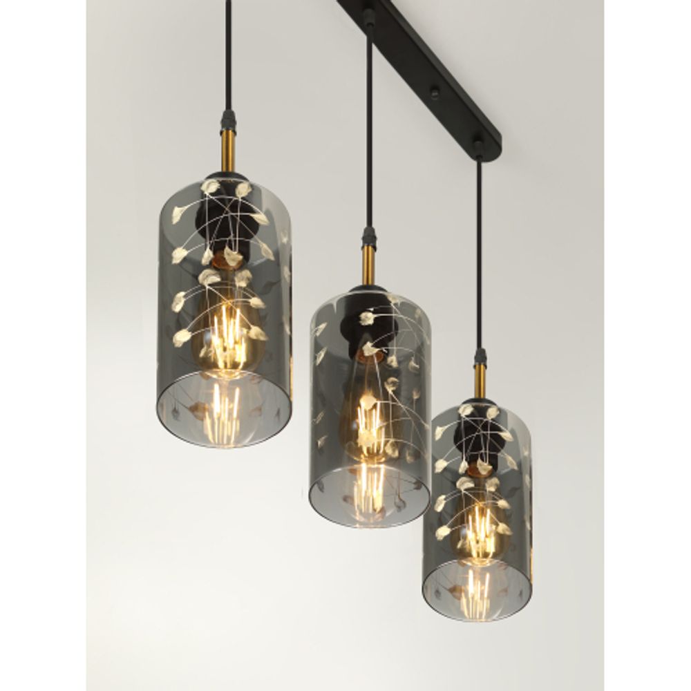 Светильник подвесной (подвес) Rivoli Eileen 9154-203 3хЕ27 60 Вт модерн | Rivoli