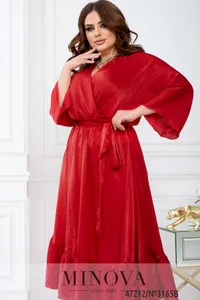 Платье 3165B-Красный Minova