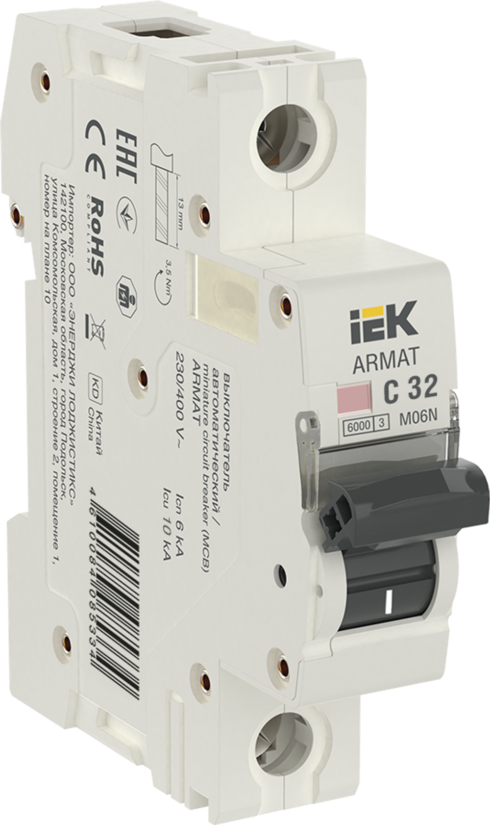 ARMAT Автоматический выключатель M06N 1P C 32А IEK