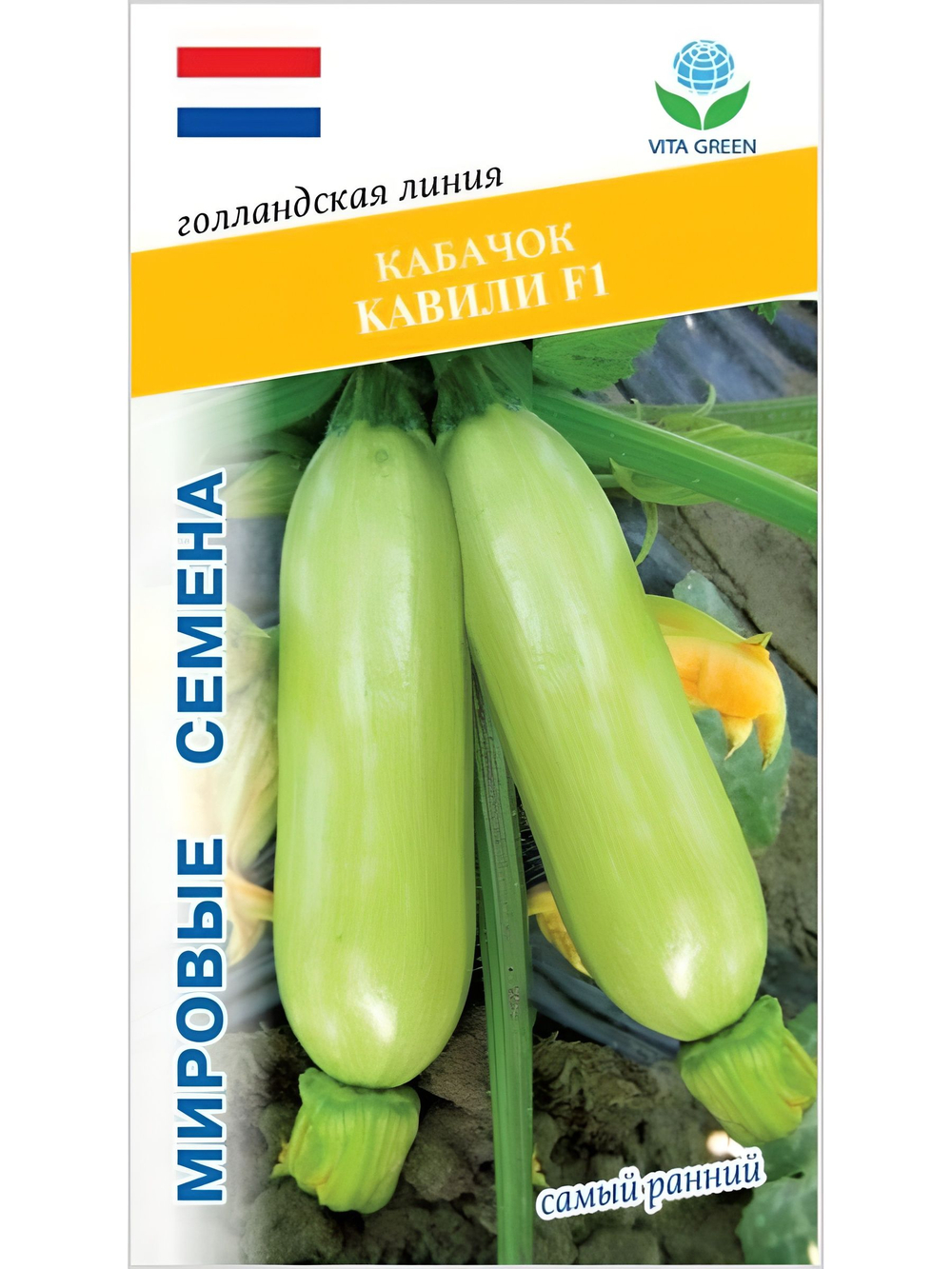 Семена кабачков Кавили F1, 5 семян (Vita Green / Вита Грин)