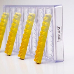 312 | Форма для шоколадных батончиков "Волны" (275*135 мм)