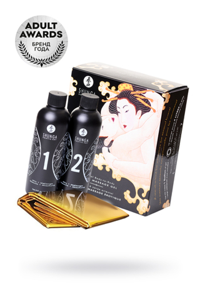 Массажный гель 2 в 1 для скользкого секса манго