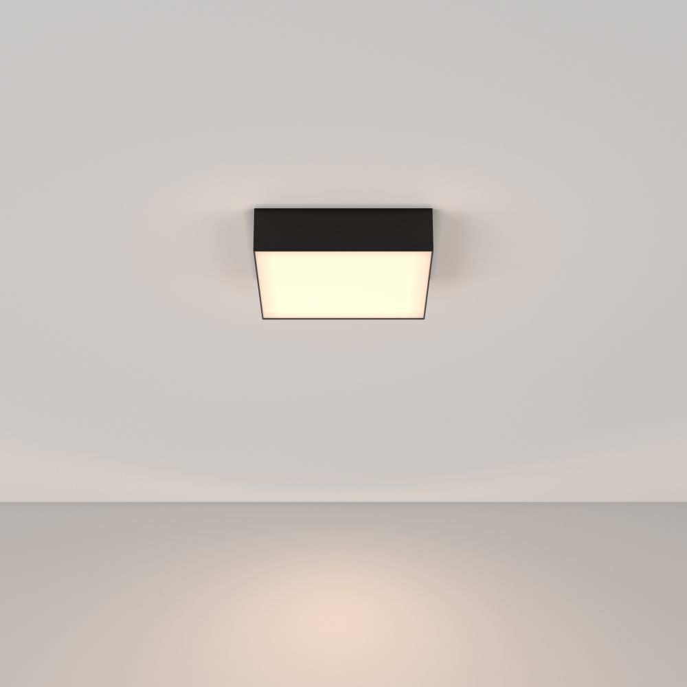 Светильник потолочный светодиодный Maytoni Zon C032CL-24W3K-SQ-B