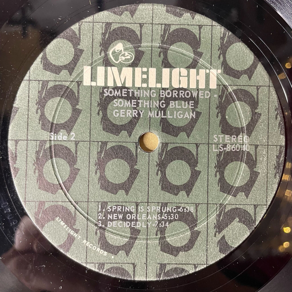 Винтажная виниловая пластинка LP Gerry Mulligan Something Borrowed Something Blue (USA 1966)