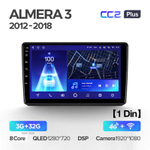 Teyes CC2 Plus 9" для Nissan Almera 2012-2018