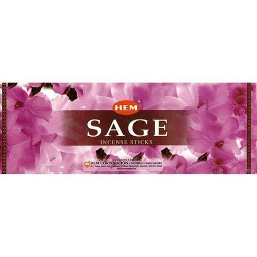 HEM Sage четырехгранник Благовоние Шалфей