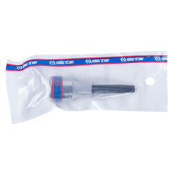 Насадка (бита) торцевая 1/2&quot;, TORX с отверстием, T40, L = 80 мм KING TONY 403740