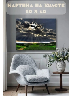 Картина на стену 40 X 50 Поля