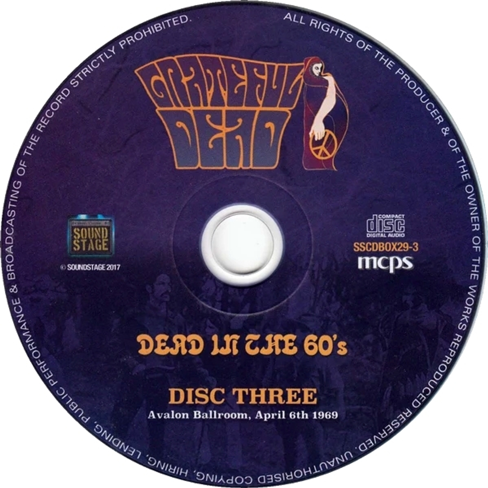 Grateful Dead / Dead In The 60's Filmore West '66 Avalon Ballroom '69 (3CD)