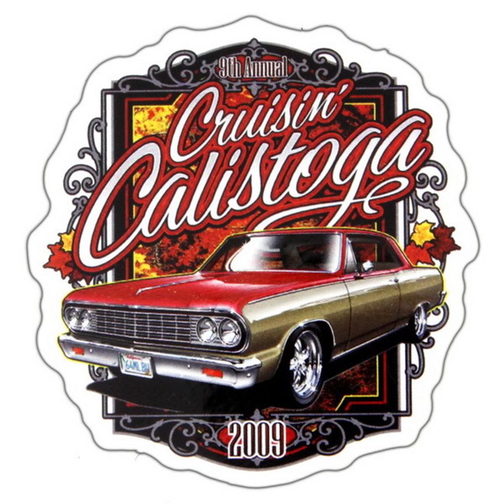 Наклейка Cruisin&#39; Calistoga