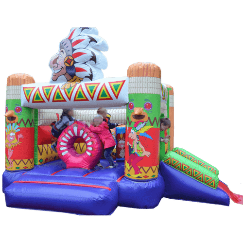 Коммерческий надувной батут "Индеец"