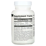 Source Naturals, B-1, высокая эффективность, 500 мг, 100 таблеток
