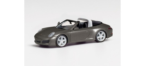 Автомобиль Porsche 911 Targa 4, серый агат металлик