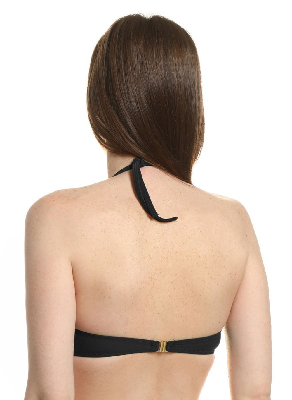 Раздельный купальник Valery: лиф-фашия и высокие плавки (Размер: C/M) (Цвет: черный)