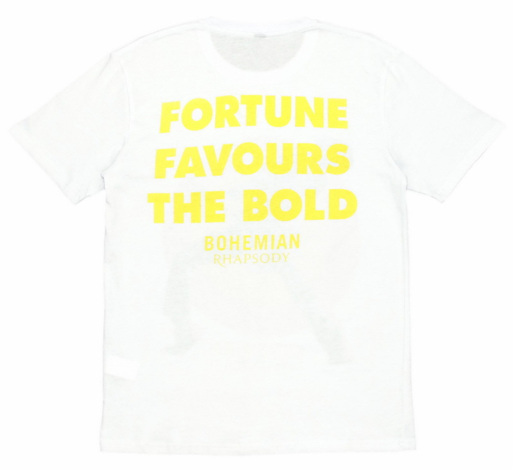 Футболка Queen Fortune Favors The Bold белая (776)
