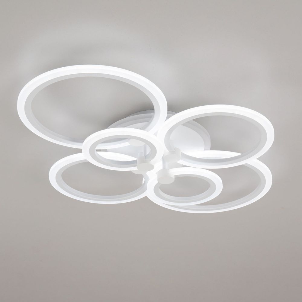 Citilux Сента CL237B160E RGB Люстра с пультом Белая