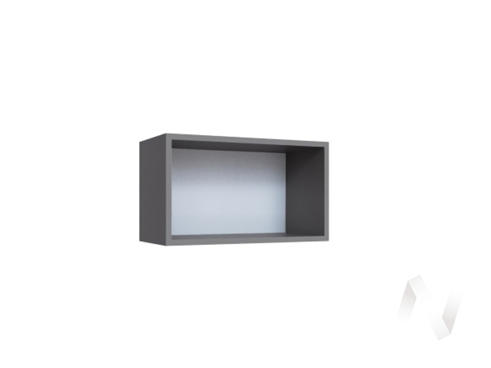 Антресоль торцевая Мадрид 0;25 300 (графит серый)