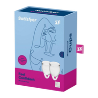 Менструальные чаши Feel confident от Satisfyer (15 и 20 мл)