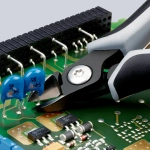 Прецизионные кусачки боковые для электроники ESD чернёные 125 мм Knipex 79 32 125 ESD