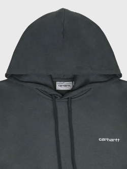 Худи Carhartt WIP Hooded Script Embroidery Dark Green
