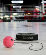 Мяч боевой IN24-FB102 на резинке, красный