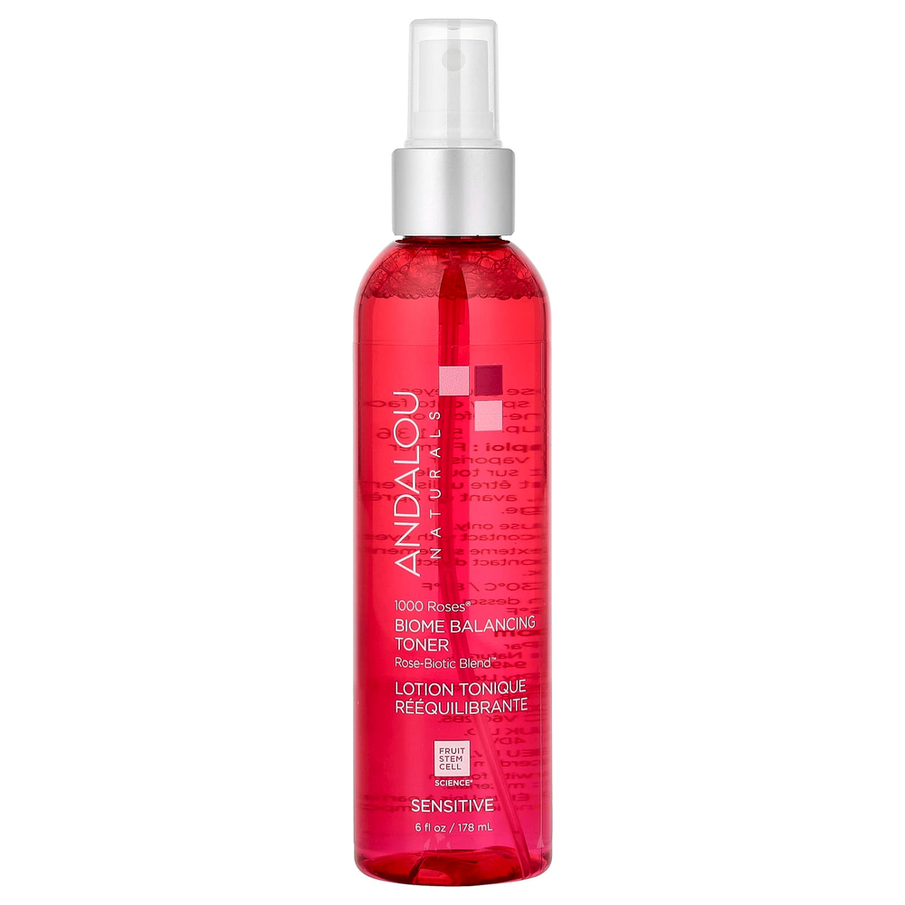 Andalou Naturals, 1000 Roses®, Biome, балансирующий тоник, для чувствительной кожи, 178 мл (6 жидк. унций)