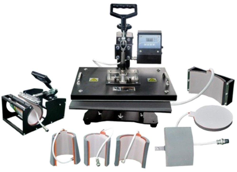 Термопресс универсальный Gifttec MASTER 8 в 1, 38х38см (9003)