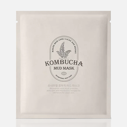 Уникальная 3D маска-корсет So Natural Kombucha Mud Mask 13g