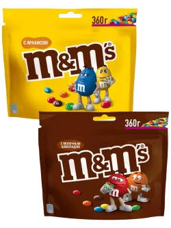 Конфеты M&M's ассорти вкусов 360 г * 2 шт