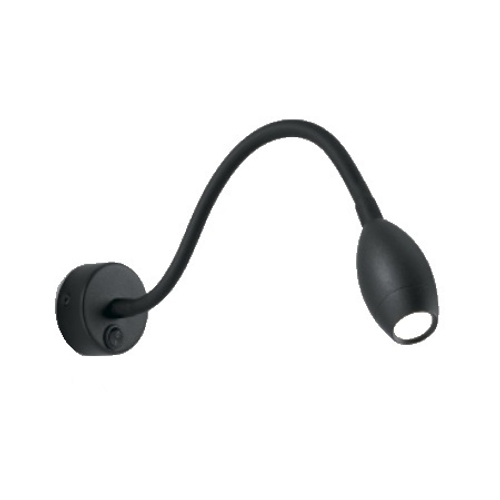 Настенный светодиодный светильник Feron AL7720 3W black