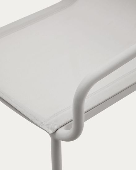 Galdana Штабелируемый садовый стул из белого алюминия Испания La Forma