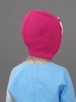 Шапка весенняя/осенняя вязаная (Малиновый мусс) ТОКИ*