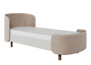 Кровать подростковая KIDI Soft размер L антивандальная ткань (бежевый)
