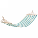 Гамак 200*80см «Райское наслаждение» х/б с деревянной перекладиной, цвет в ассортименте (микс)