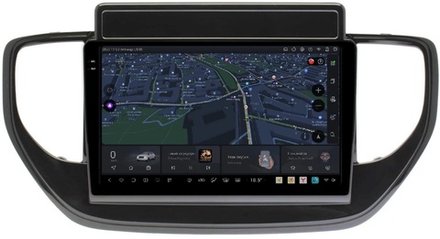 Магнитола для Hyundai Solaris 2 2020-2022 (штатная навигация) - Carmedia OL-9714 QLed+2K, Android 13, UIS7870 (DUDU7), CarPlay, SIM-слот