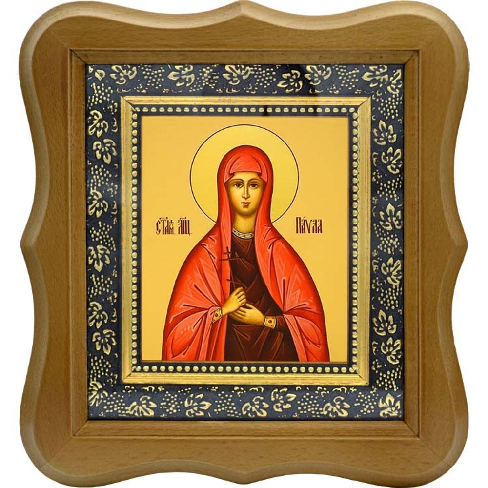 Павла Византийская Святая дева мученица. Икона на холсте.