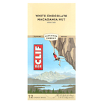 Clif Bar, Энергетический батончик с белым шоколадом и орехом макадамия, 12 батончиков, 2,40 унции (68 г) каждый
