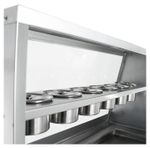 Фризер для жареного мороженого Foodatlas KCB-1F (контейнеры, стол для топпингов)