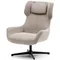 Крутящееся кресло Zalina, бежевый шенилл