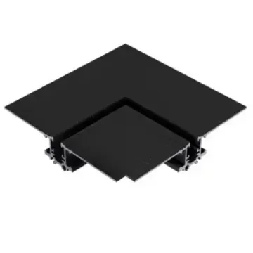 Соединитель угловой встраиваемый 506237 чёрный Linea Lightstar