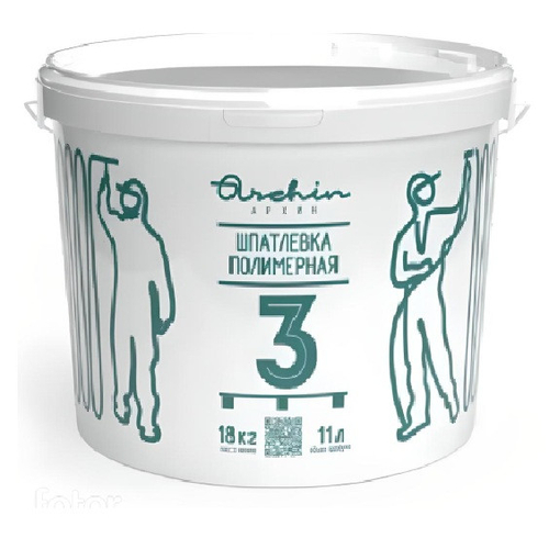 Шпатлевка полимерная Archin 3 18 кг